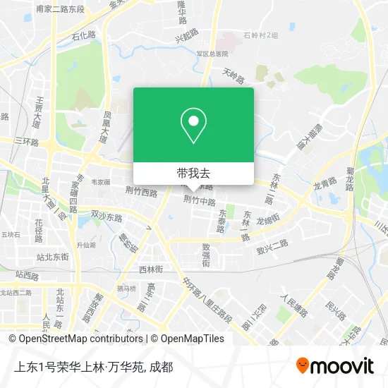 上东1号荣华上林·万华苑地图
