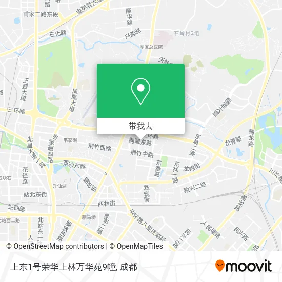 上东1号荣华上林万华苑9幢地图