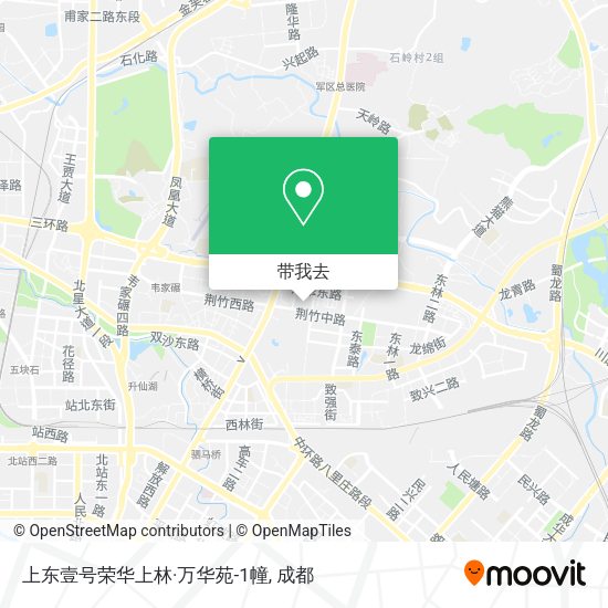 上东壹号荣华上林·万华苑-1幢地图