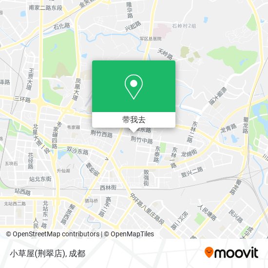 小草屋(荆翠店)地图