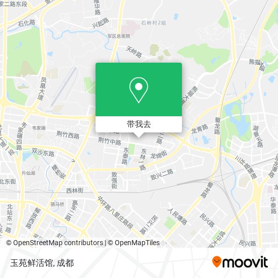 玉苑鲜活馆地图
