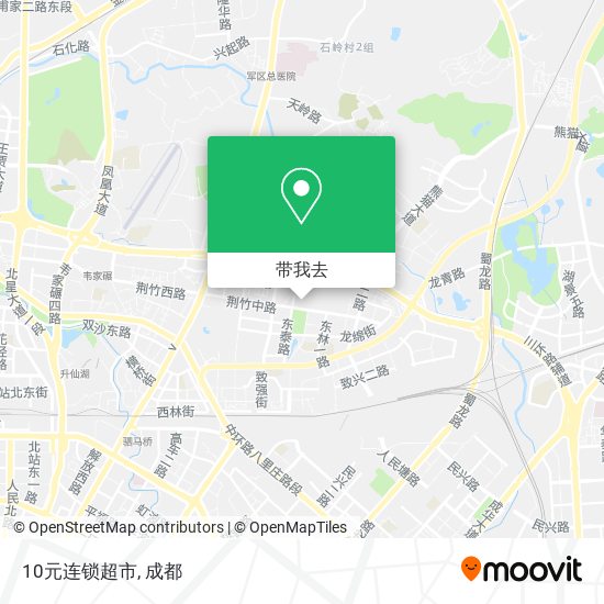 10元连锁超市地图
