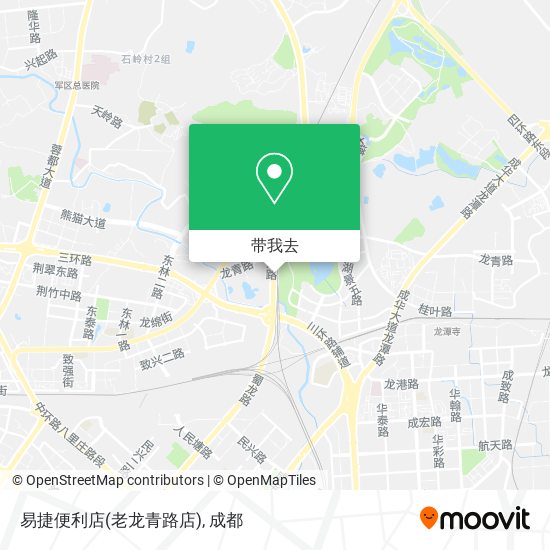 易捷便利店(老龙青路店)地图