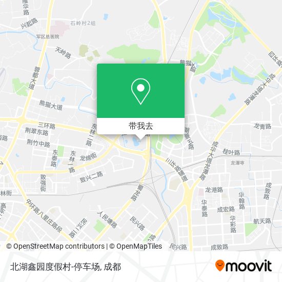 北湖鑫园度假村-停车场地图