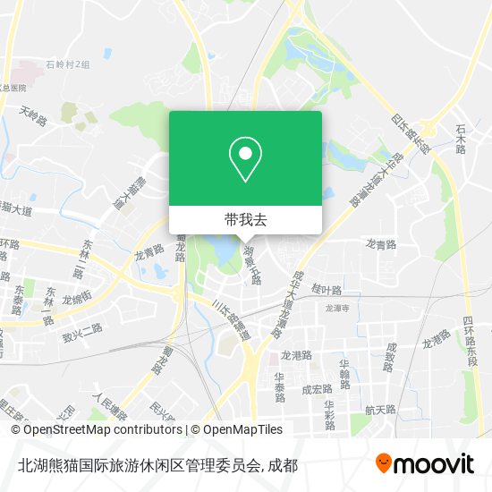 北湖熊猫国际旅游休闲区管理委员会地图