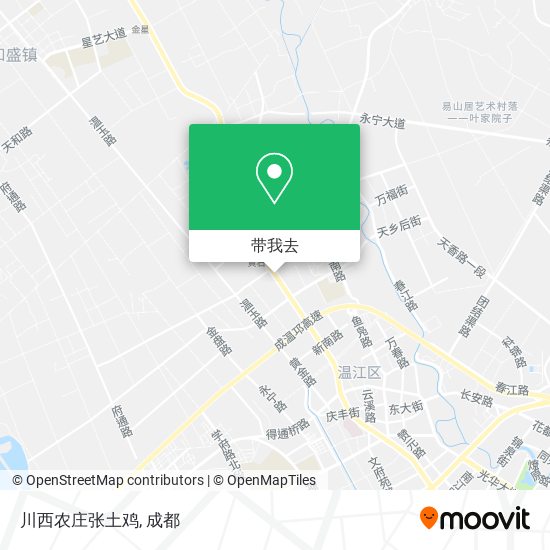 川西农庄张土鸡地图