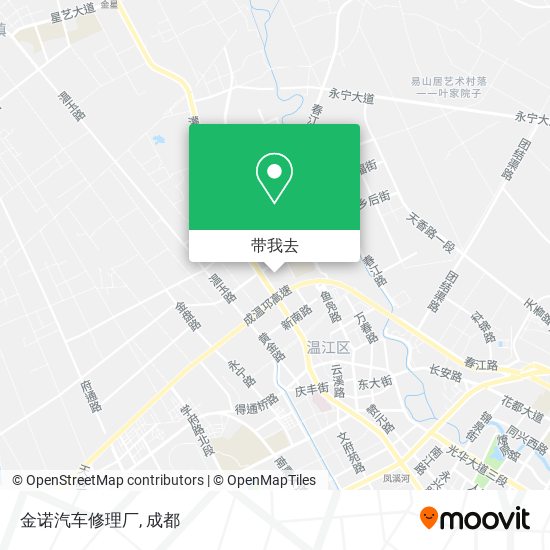 金诺汽车修理厂地图