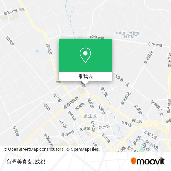 台湾美食岛地图