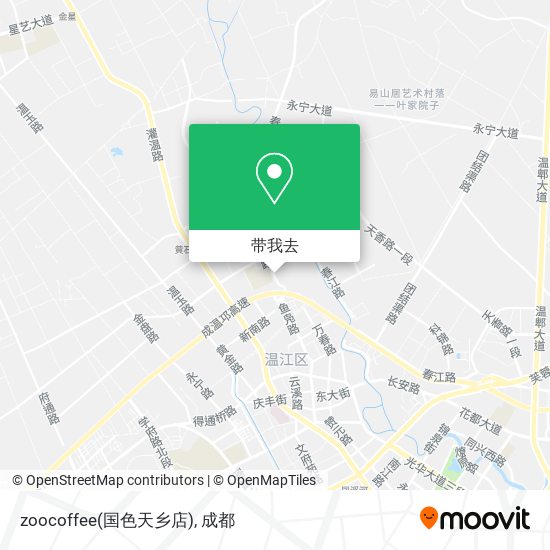zoocoffee(国色天乡店)地图