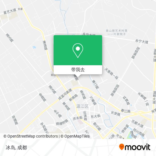 冰岛地图
