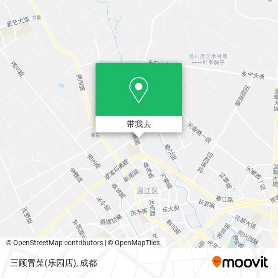 三顾冒菜(乐园店)地图