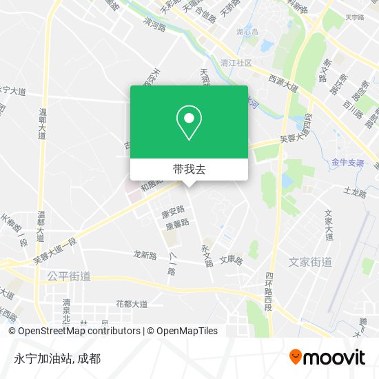 永宁加油站地图