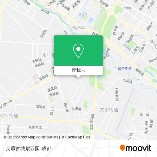 芙蓉古城紫云园地图