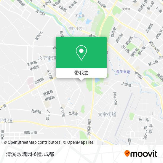 清溪·玫瑰园-6幢地图