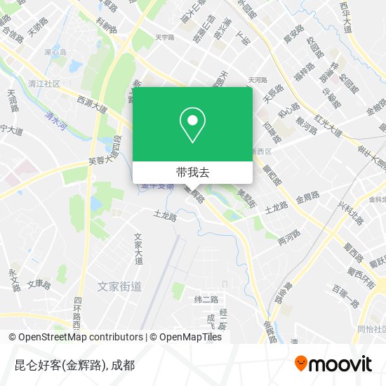 昆仑好客(金辉路)地图