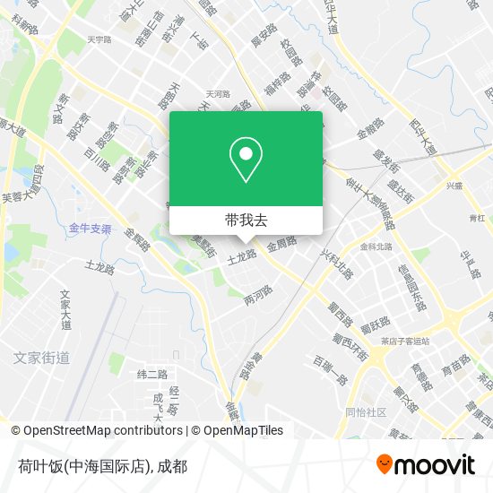 荷叶饭(中海国际店)地图