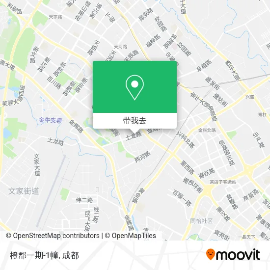 橙郡一期-1幢地图