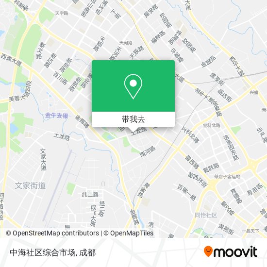 中海社区综合市场地图