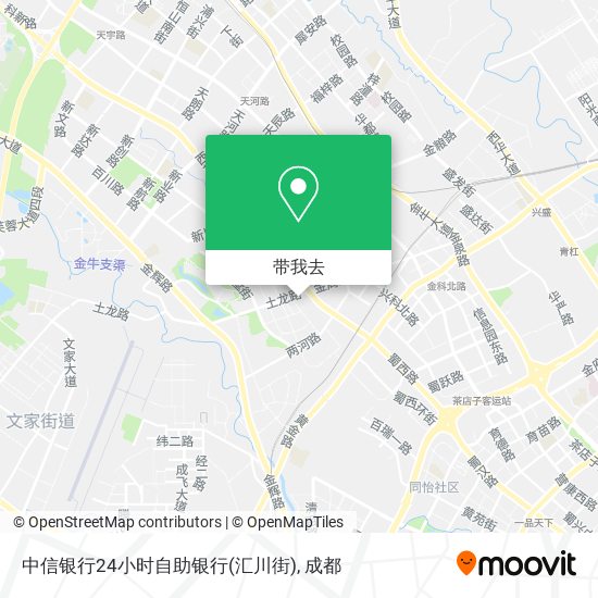 中信银行24小时自助银行(汇川街)地图