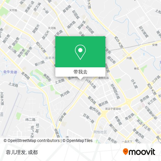 蓉儿理发地图