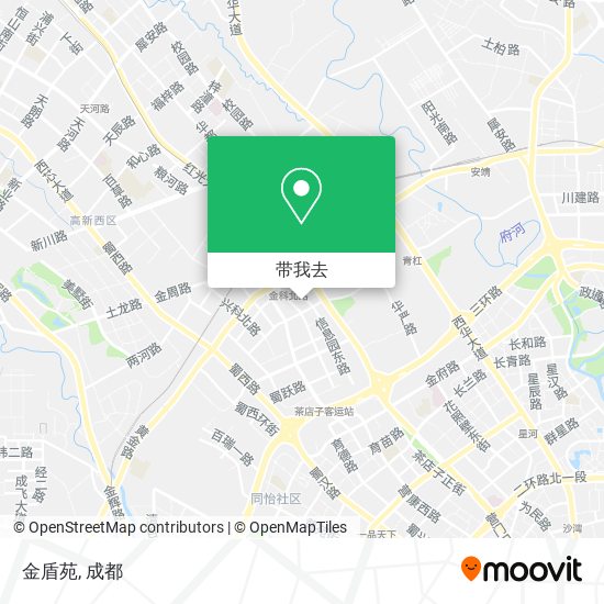 金盾苑地图