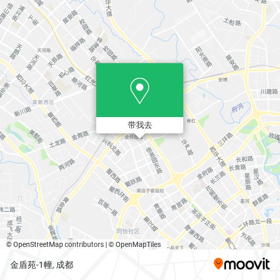 金盾苑-1幢地图