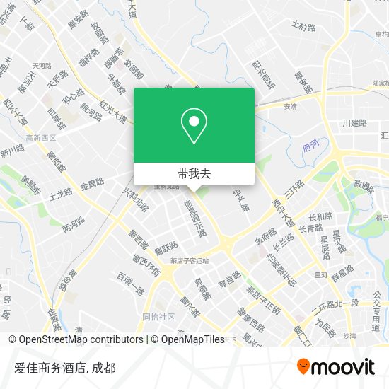 爱佳商务酒店地图