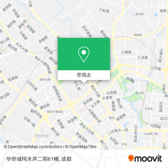 华侨城纯水岸二期61幢地图
