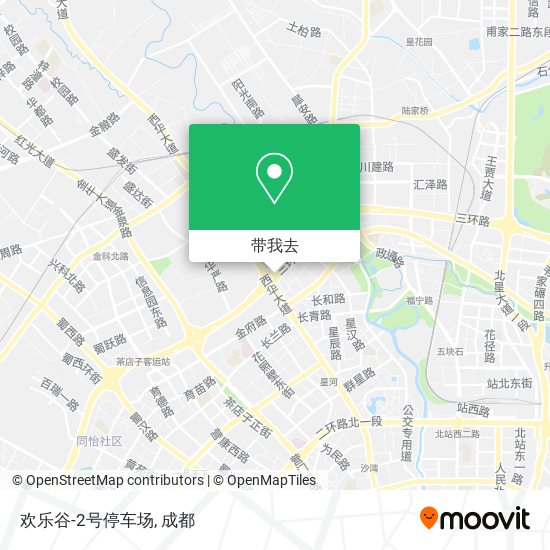 欢乐谷-2号停车场地图