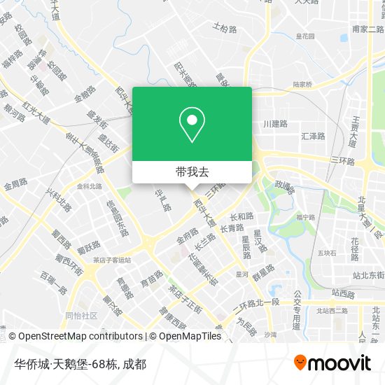 华侨城·天鹅堡-68栋地图