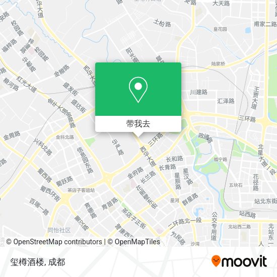 玺樽酒楼地图