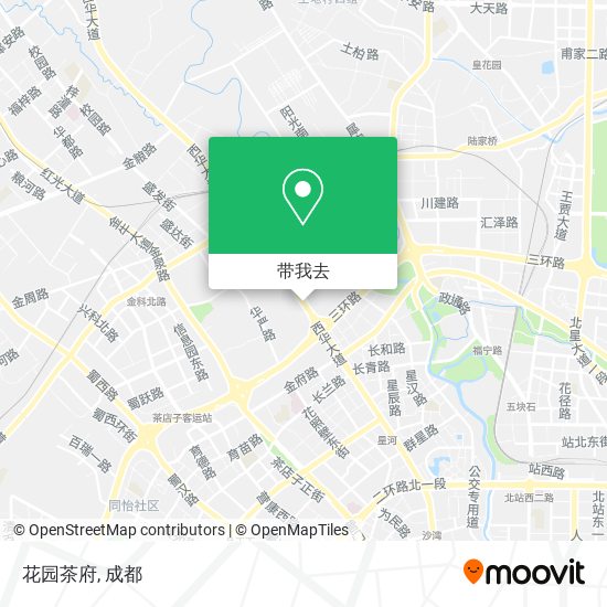 花园茶府地图