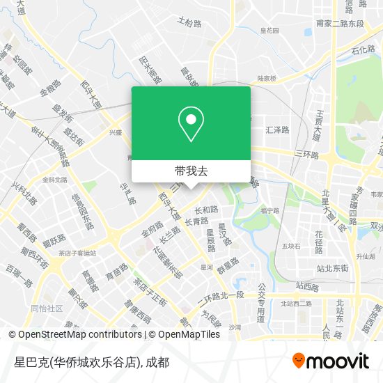 星巴克(华侨城欢乐谷店)地图