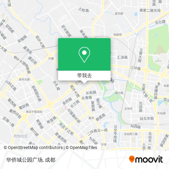 华侨城公园广场地图