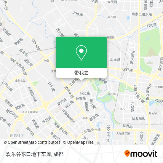 欢乐谷东口地下车库地图