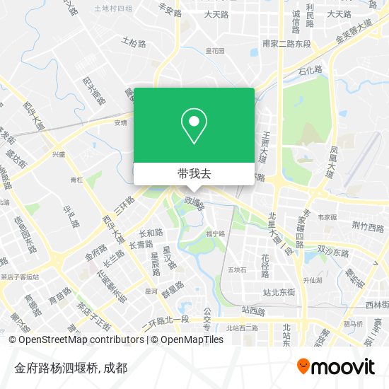 金府路杨泗堰桥地图