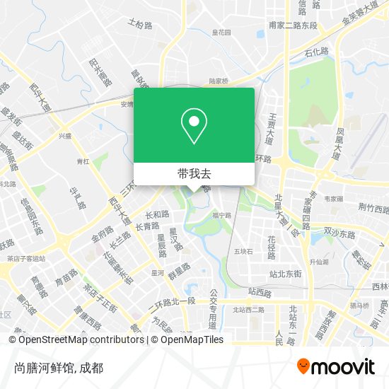 尚膳河鲜馆地图
