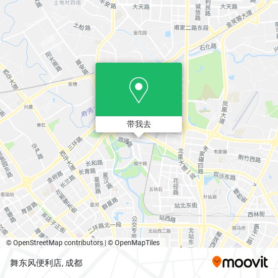 舞东风便利店地图