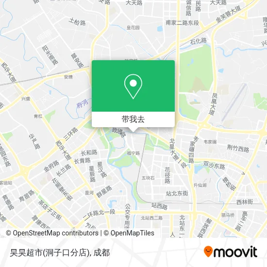 昊昊超市(洞子口分店)地图