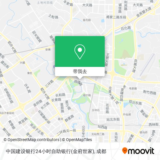 中国建设银行24小时自助银行(金府世家)地图