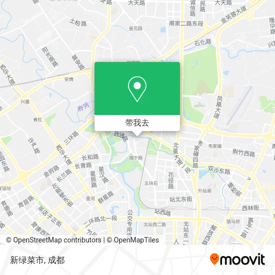 新绿菜市地图