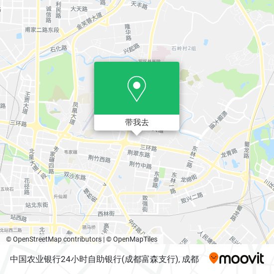 中国农业银行24小时自助银行(成都富森支行)地图