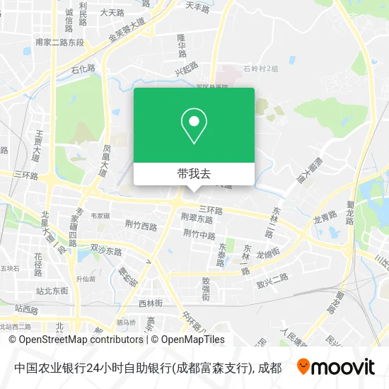 中国农业银行24小时自助银行(成都富森支行)地图