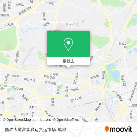 熊猫大道富森联运货运市场地图