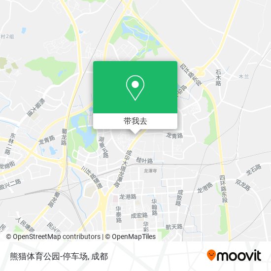 熊猫体育公园-停车场地图
