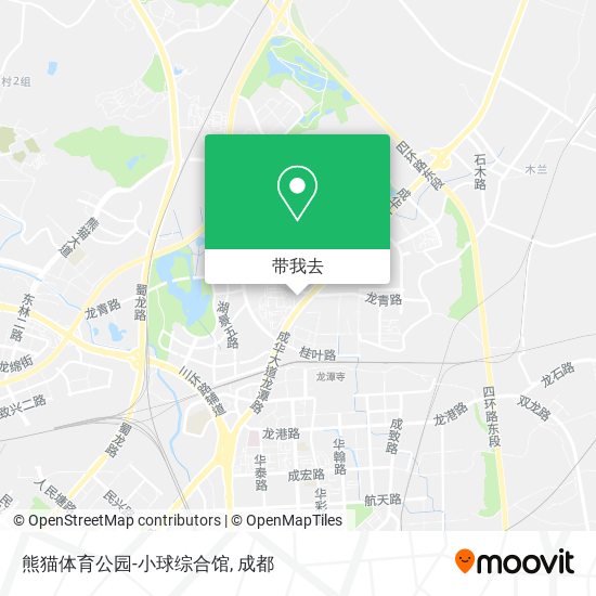 熊猫体育公园-小球综合馆地图