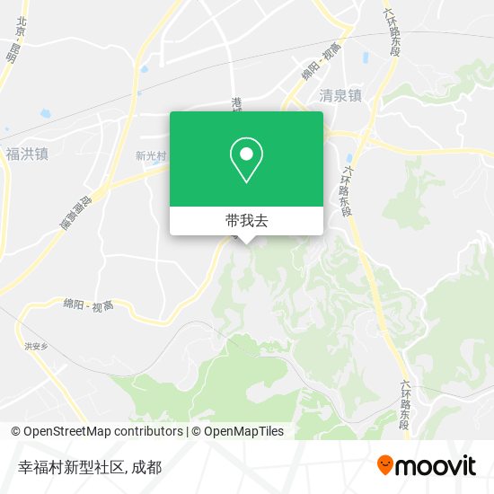 幸福村新型社区地图