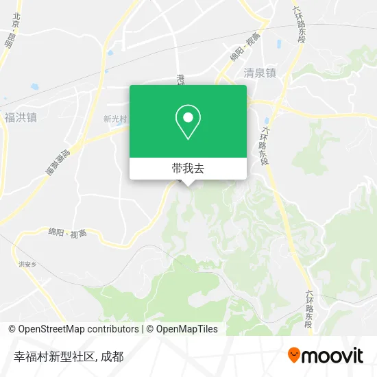 幸福村新型社区地图