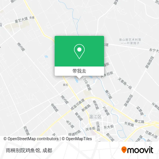 雨桐别院鸡鱼馆地图