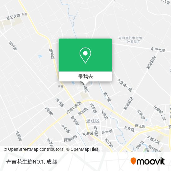 奇吉花生糖NO.1地图